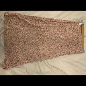 Brandy Melville long flowery skirt